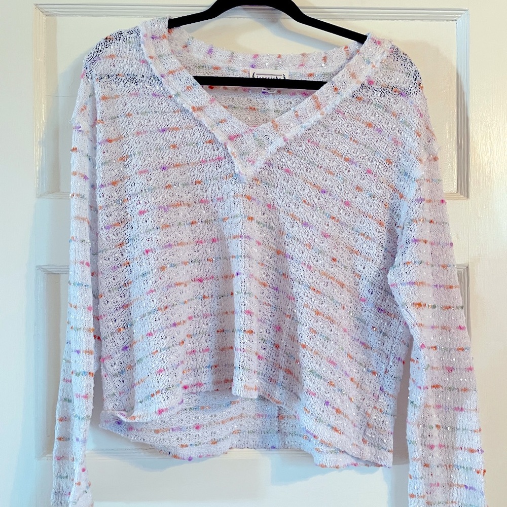 Love Riche relaxed fit v neck sweater